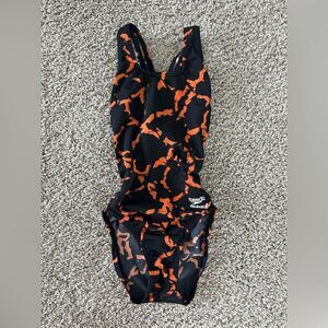 Speedo Endurance Swimsuit Orange Size 20